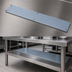 Thumbnail image #3 for Sapphire Manufacturing 18-Gauge Galvanized Steel Undershelf for Commercial Work Tables, 91-Inch x 25-Inch