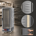 Thumbnail image #3 for Metro C5 3 Series Gray Insulation Armour Full-Height Mobile Combination Heated Holding and Proofing Cabinet with Clear Polycarbonate Door and Fixed Wire Slides