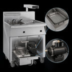 Thumbnail image #3 for Imperial (Middleby) IFSCB150EC Electric Floor Fryer, 50 lb Capacity, Computer Controls, Built-In Filter, Dump Station