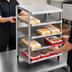 Thumbnail image #3 for Hatco Glo-Ray Countertop Pass-Thru Pizza Warmer with Quad Slant Shelves, 24 x 24-Inch, 2.4 kW
