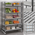 Thumbnail image #3 for Cambro Camshelving Elements XTRA 5-Tier Stationary Starter Shelving Unit, 36 x 21 x 72 Inches, Speckled Gray