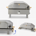 Thumbnail image #4 for Omcan 1-Deck Countertop Propane Gas Pizza Oven with Foldable Legs and Pizza Stone
