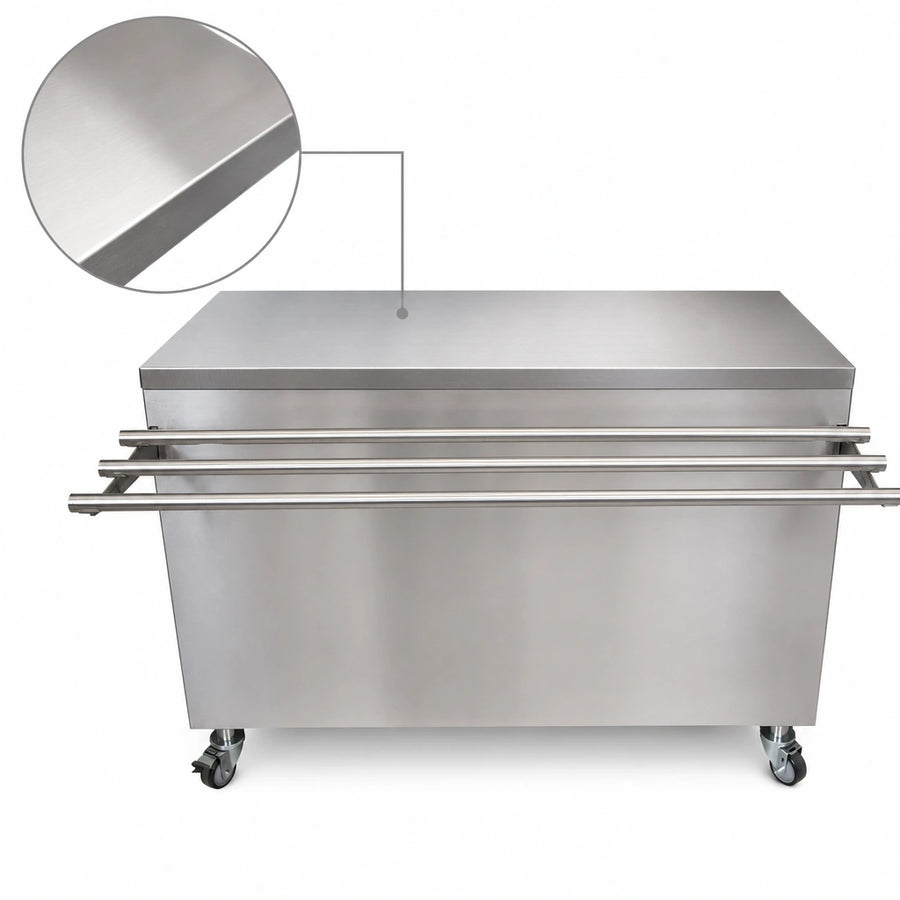 14-Gauge Stainless Steel Top