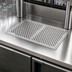 Thumbnail image #3 for Perlick Drop-In Service Station Drip Tray Trough, 24 x 18 Inches, Stainless Steel, with 2 Removable Glass Racks