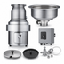 Thumbnail image #3 for InSinkErator SS-500 5 HP Large-Capacity Commercial Food Waste Disposer Complete Package with 18-Inch Bowl and CC-202 Control Center