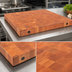 Thumbnail image #3 for John Boos Boos Block End Grain American Cherry Island Countertop, 30 Inch x 27 Inch x 7 Inch Thick