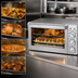 Thumbnail image #3 for Waring Quarter-Size Countertop Electric Convection Oven, 3-Pan Capacity, Brushed Stainless Steel, 120V