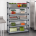 Thumbnail image #3 for Cambro Camshelving Basics Plus 18-Inch x 36-Inch 5-Shelf Solid & Vented Stationary Shelf Kit