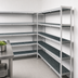Thumbnail image #3 for Fermostock 5-Tier Corner Expansion Polymer Shelving Unit, 83-Inch H x 35-Inch W x 18-Inch D