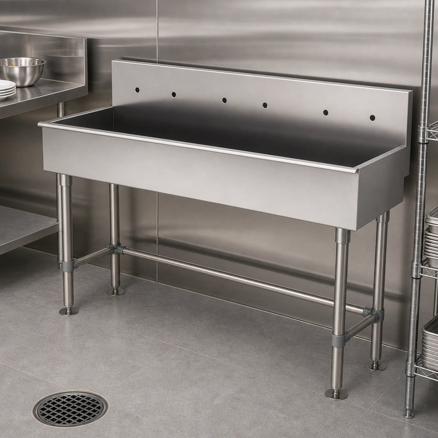16-Gauge 304 Stainless Steel Construction
