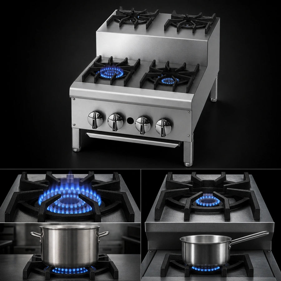 Dual Burner Layout