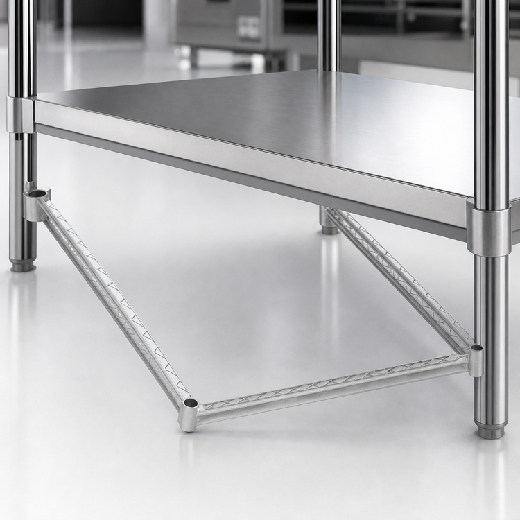 Product image #3 for Eagle Group 3-Sided Double Truss Frame, Stainless Steel, 72" W x 18" D