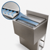 Thumbnail image #4 for BK Resources 30-Inch Underbar Insulated Ice Bin with 7-Circuit Aluminum Cold Plate, 80 lb Capacity