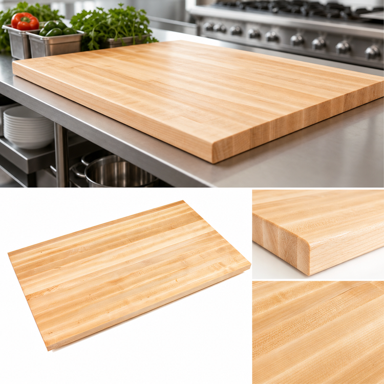 Product image #3 for John Boos Boos Block Northern Hard Rock Maple Kitchen Countertop, 36 x 30 x 1-1/2 Inch, Penetrating Oil Finish
