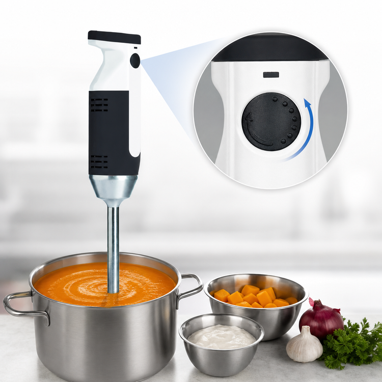Product image #3 for MiniPro MX070.13 Hand-Held Variable-Speed Immersion Blender with 6.5-Inch Stainless Steel Shaft