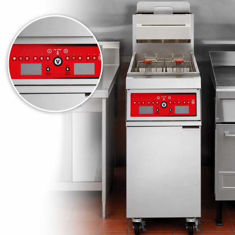 Product image #4 for Vulcan PowerFry3 21-Inch Freestanding Gas Fryer, 85-90 lb Capacity, Digital Controls