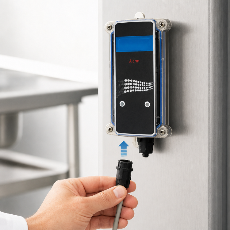 Product image #3 for Krowne Quick-Connect Blue Strobe Alarm with Cable