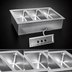 Thumbnail image #3 for Eagle Group SGDI-3-240T6-D 3-Pan Insulated Drop-In Electric Hot Food Well with Drain, 240V
