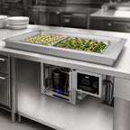 Thumbnail image #3 for Hatco FTBP-S2 Slim Drop-In Frost Top, Self-Contained R-290 Refrigeration, 2 Full-Size Sheet Pan Capacity, 54-15/16 in. Wide