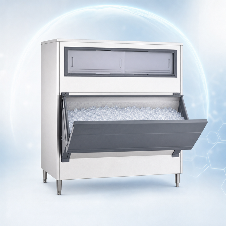 Product image #3 for Follett SmartGATE SG1010S-48 Upright Single Door 1000 lb Ice Bin