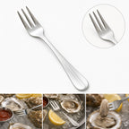 Thumbnail image #4 for Winco Stanford 0034-07 Oyster Fork, 5-7/16-Inch, 18/8 Stainless Steel, Extra Heavy Weight, Mirror Finish Case of 25