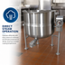 Thumbnail image #3 for Crown DLT-80 80 Gallon Direct Steam 2/3 Jacketed Tilting Kettle with Quad-Leg Base