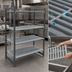 Thumbnail image #3 for Cambro Camshelving Basics Plus 4-Shelf Stationary Starter Unit, 21 x 54 x 72 Inches, Brushed Graphite