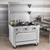 Thumbnail image #3 for Southbend Platinum 32-Inch Heavy Duty Gas Range with 6 Open Burners and Standard Oven