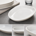 Thumbnail image #3 for Stadia® 9.5-Inch Greige Oblong Melamine Pasta Plate
