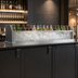 Thumbnail image #3 for Glastender Back Bar Glass Ice Display Unit for Bottled Beverages, 90-Inch W x 18-Inch D x 9-Inch H