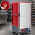 Thumbnail image #3 for Metro C5 3 Series 3/4 Height Low Watt Combination Heated Holding & Proofing Cabinet with Full-Length Solid Door, Red Insulation Armour, Universal Wire Slides