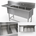 Thumbnail image #3 for John Boos Pro-Bowl 3-Compartment Sink with Left Drainboard, 18