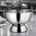 Thumbnail image #3 for Winco Stainless Steel 3-1/2 Gallon Tapered Punch Bowl with Ring Handles and Footed Base