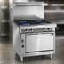 Thumbnail image #3 for Imperial Spec Series 36-Inch Heavy Duty Gas Range with 4 Open Burners and Convection Oven
