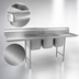 Thumbnail image #3 for Eagle Group 314 Series Three-Compartment Sink with Left Drainboard