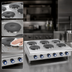 Thumbnail image #3 for Imperial 24-Inch Electric Countertop Hot Plate with Solid Top and 4 Round Plate Elements