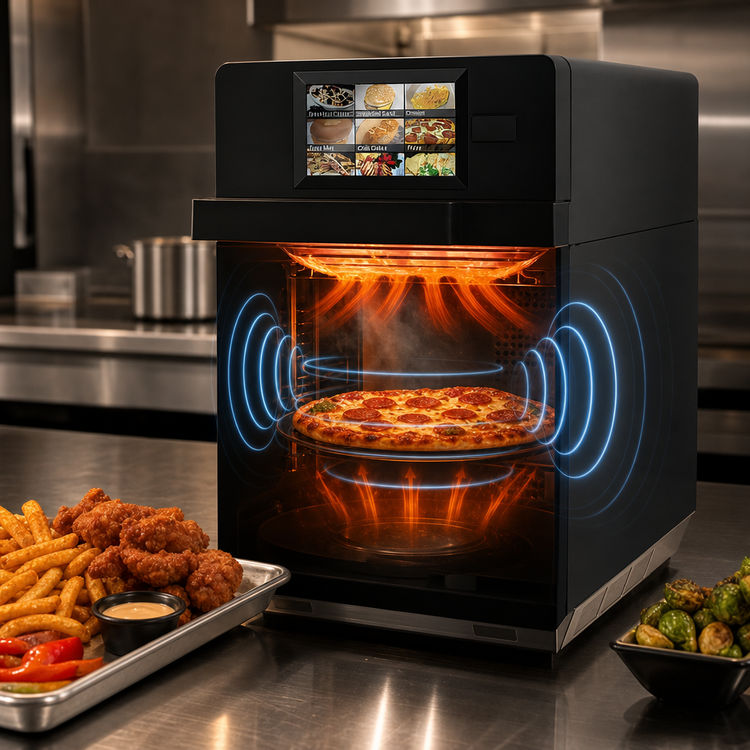Product image #4 for XpressChef 3i Series Countertop High-Speed Combination Oven, 0.61 Cu. Ft., Black