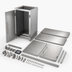 Thumbnail image #3 for Doyon KDPR31 Knockdown Roll-In 3-Section Retarder Proofer Cabinet