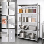 Thumbnail image #3 for John Boos SUS-185472-4 Stainless Steel Dry Storage Shelving Unit, 4 Adjustable Shelves, 54"W x 18"D x 72"H