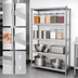 Thumbnail image #3 for John Boos Stainless Steel Dry Storage Shelving Unit with 4 Adjustable Shelves, 54 x 18 x 72 Inches