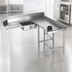 Thumbnail image #3 for Eagle Group Right-Hand Island Soiled Dishtable, 120-Inch Machine-to-Corner x 60-Inch Corner-to-End, 16/430 Stainless Steel