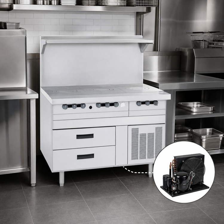 Product image #3 for Arctic Fire 34-Inch Remote Refrigerated Freezer Base with 2 Self-Closing Drawers