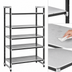 Thumbnail image #3 for Cambro Camshelving Elements XTRA 4-Tier Solid Stationary Starter Unit, 24 x 72 x 72 Inches, Speckled Gray