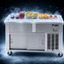 Thumbnail image #3 for DineXpress DXP3FT 46 Inch 3-Pan Frost Top Mobile Serving Counter