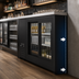 Thumbnail image #3 for Atosa 48-Inch Shallow Depth Two-Section Back Bar Cooler with Sliding Glass Doors