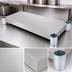 Thumbnail image #3 for BK Resources 18/430 Stainless Steel Undershelf for 72-Inch x 24-Inch Work Table