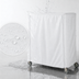 Thumbnail image #3 for Metro Waterproof Vinyl-Nylon Coated Cart Cover for Queen Mary & Banquet Carts, 36 x 24 x 54 Inches, White