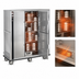 Thumbnail image #4 for FWE P-Series P-200-XL Mobile Insulated Banquet Cart Holding Cabinet with Double Dutch Doors, 160-200 Covered Plate Capacity