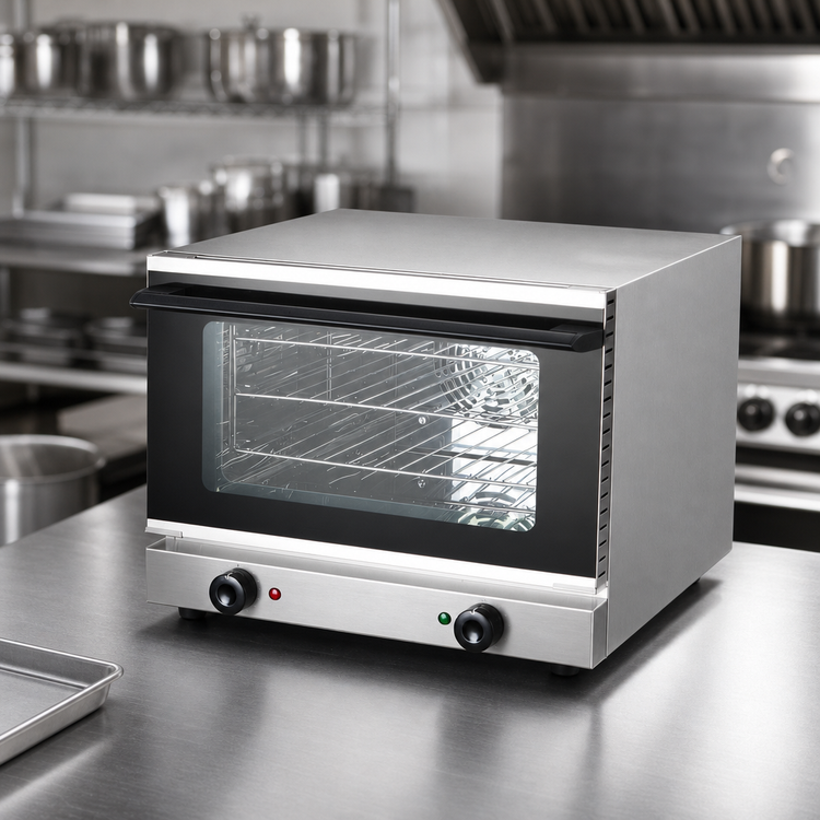 Product image #4 for Winco Quarter-Size Countertop Electric Convection Oven, 0.8 Cu. Ft., 120V