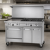 Thumbnail image #3 for Southbend Ultimate 48-Inch Gas Restaurant Range with Griddle, Standard Oven and Cabinet Base